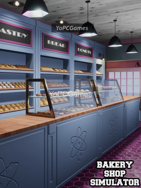 bakery shop simulator poster