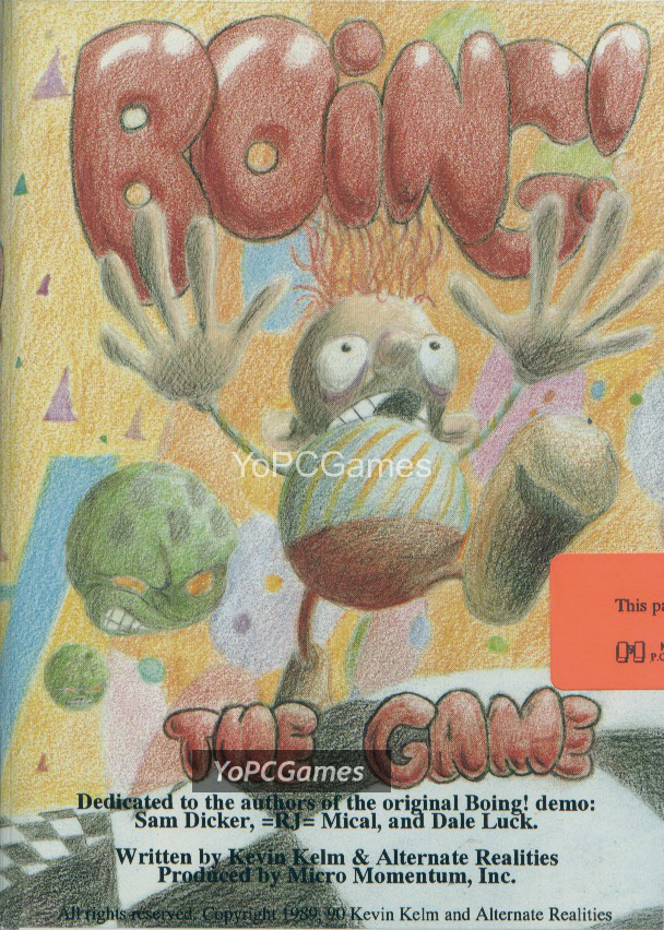 boing! the game poster