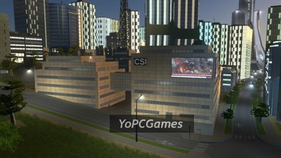 cities: skylines - content creator pack: high-tech buildings screenshot 1