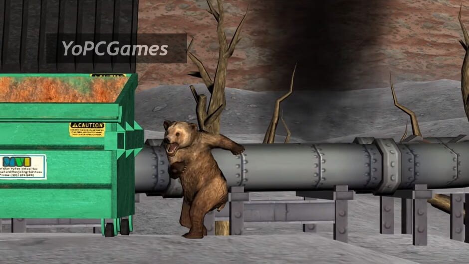 epic dumpster bear screenshot 1