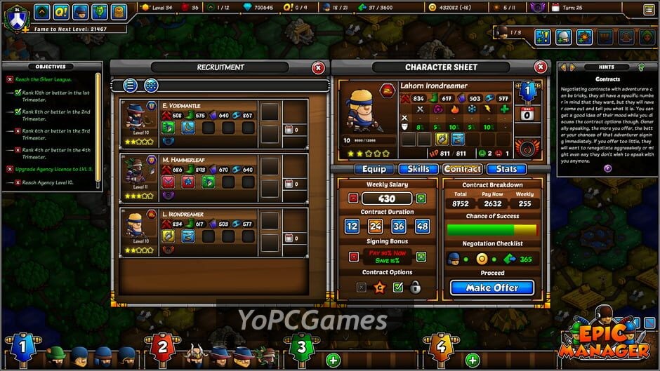epic manager - create your own adventuring agency screenshot 4
