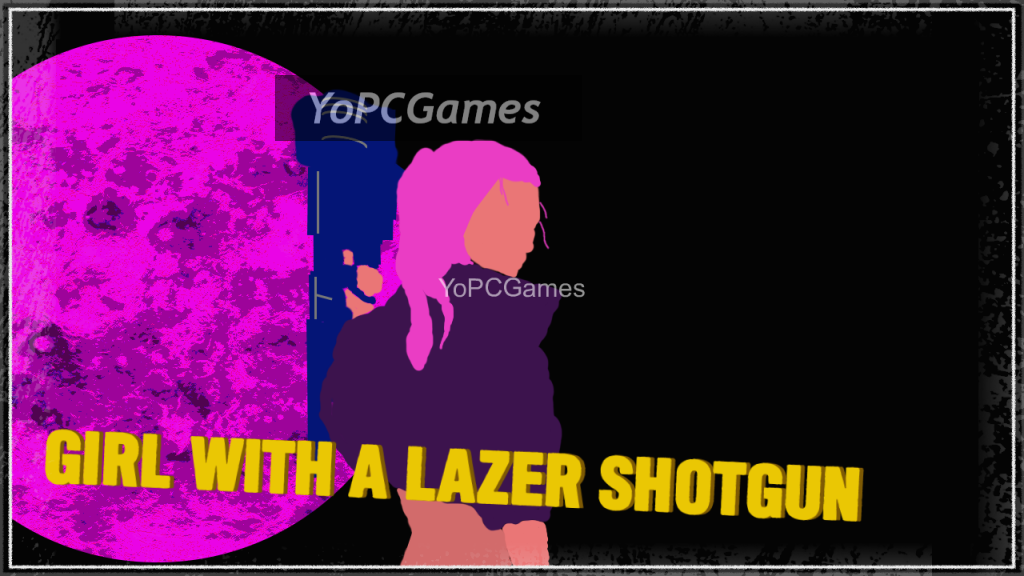 girl with a lazer shotgun cover