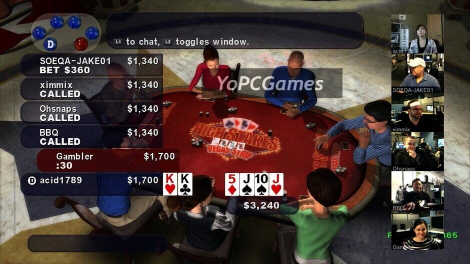 high stakes on the vegas strip: poker edition screenshot 1