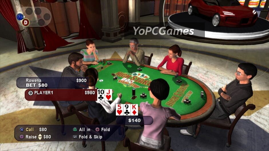 high stakes on the vegas strip: poker edition screenshot 2
