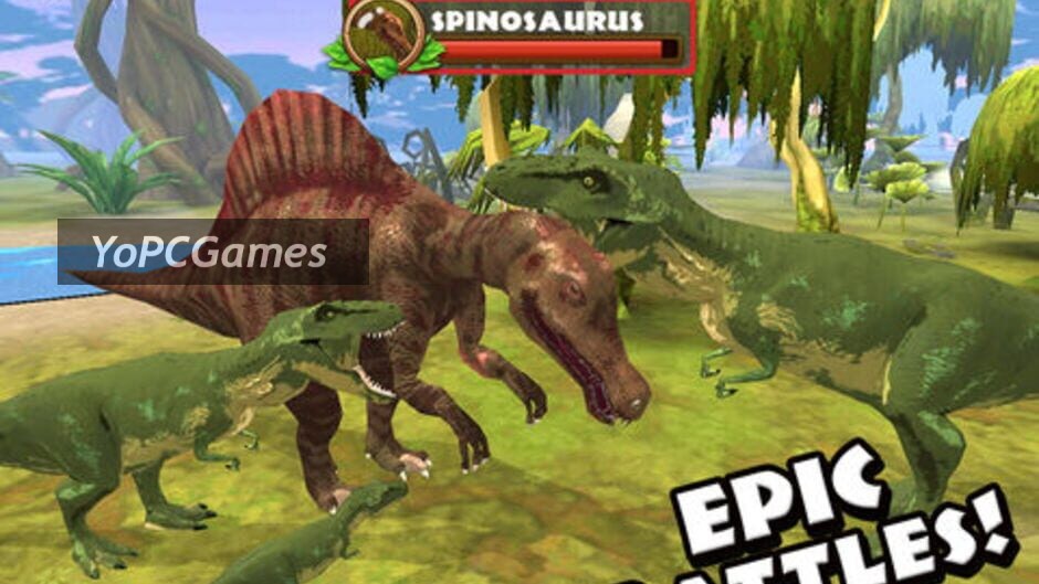 jurassic life: tyrannosaurus rex dinosaur simulator screenshot 1