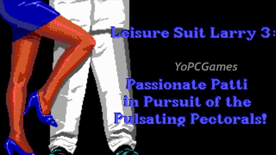 leisure suit larry iii: passionate patti in pursuit of the pulsating pectoral screenshot 1