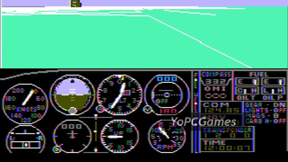 microsoft flight simulator 1.0 screenshot 1