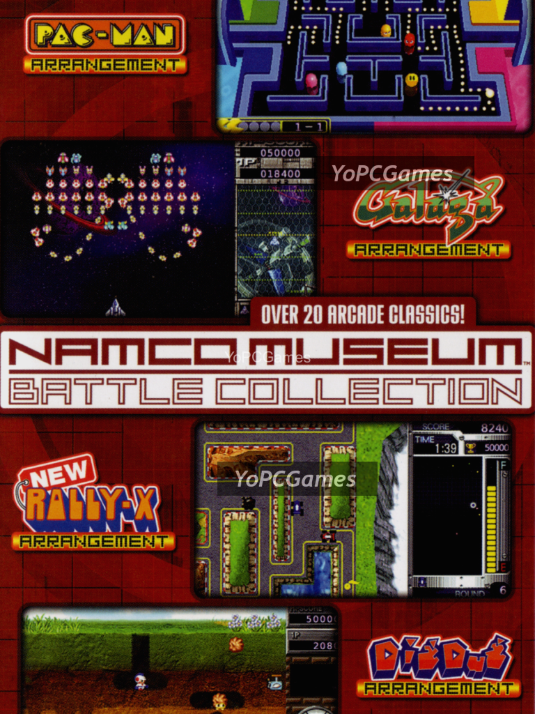 namco museum battle collection game