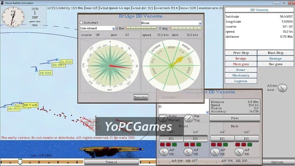naval battles simulator screenshot 3