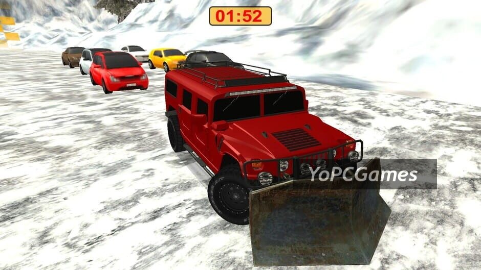 snow clearing driving simulator screenshot 1