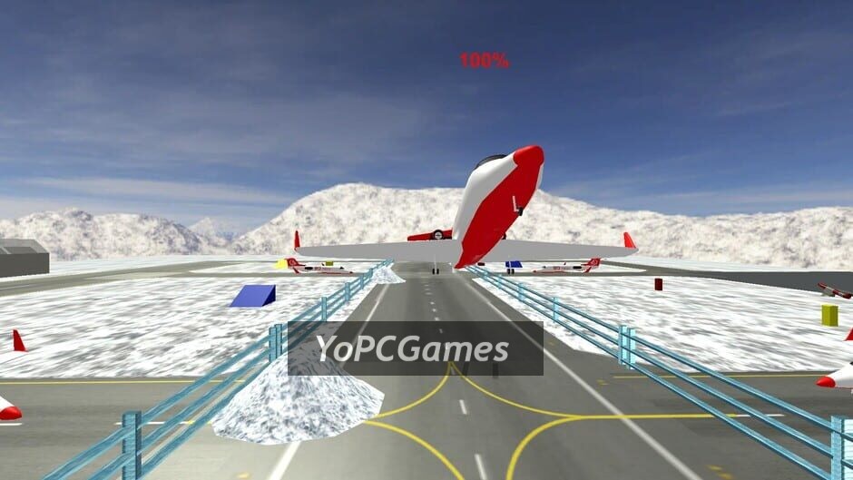 snow clearing driving simulator screenshot 2