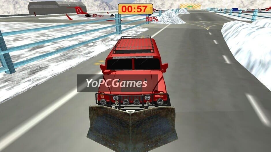 snow clearing driving simulator screenshot 5