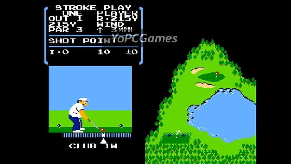 arcade archives: golf screenshot 2