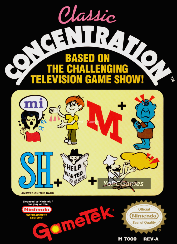 classic concentration poster