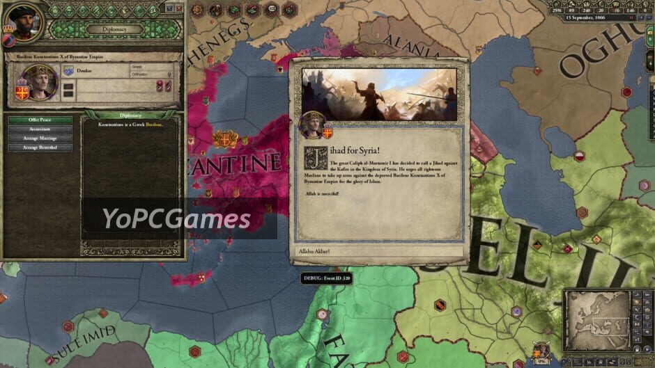crusader kings ii: sword of islam screenshot 1