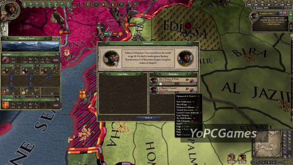 crusader kings ii: sword of islam screenshot 2