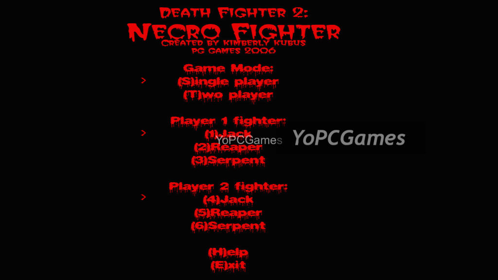 death fighter 2: necro fighter poster