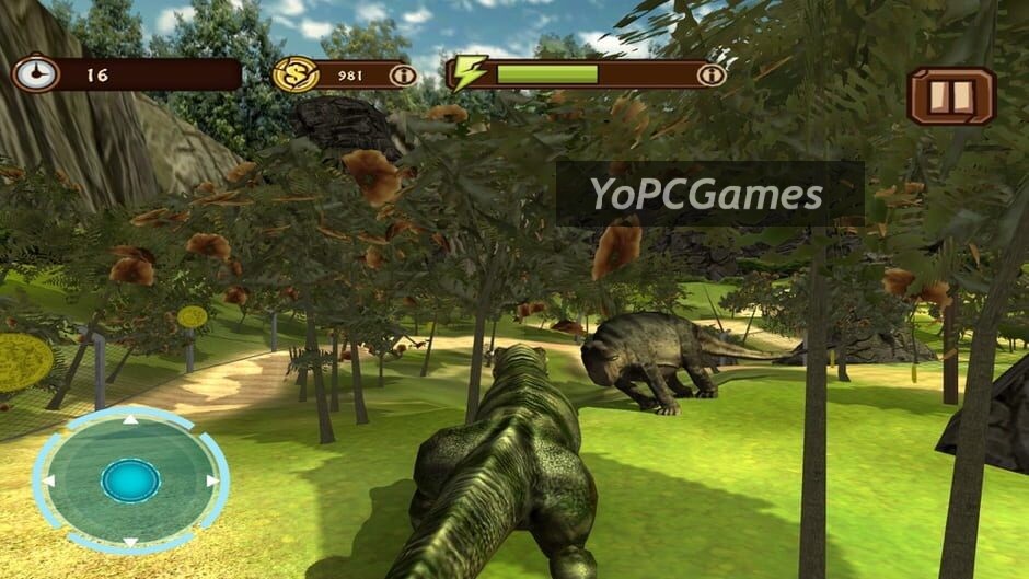 dinosaur park: jurassic trex world screenshot 2