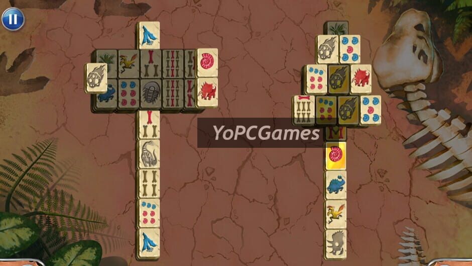 jurassic mahjong screenshot 1