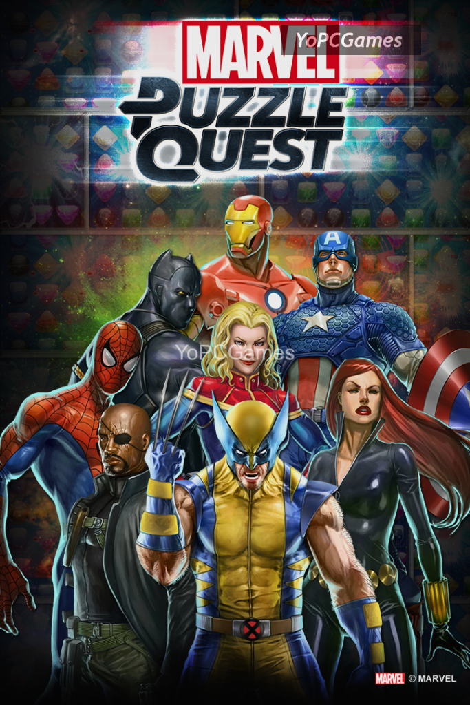 marvel puzzle quest: dark reign poster