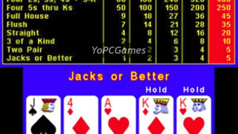 plain video poker screenshot 3