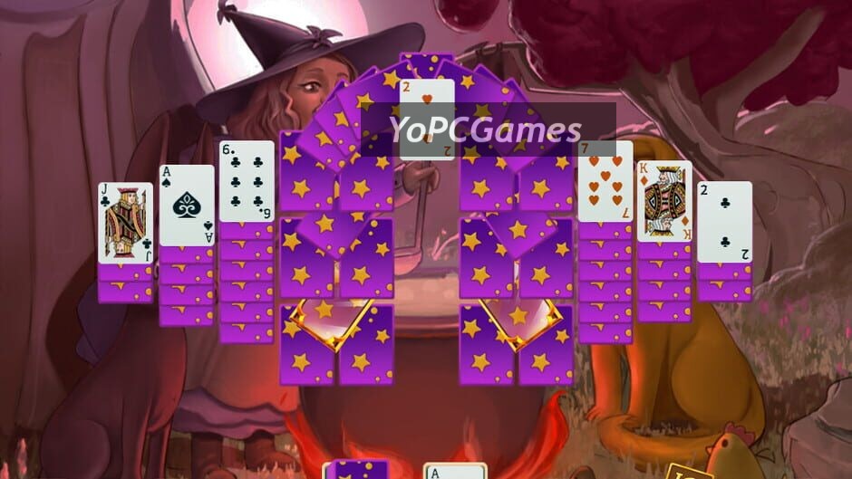sweet solitaire: school witch screenshot 5