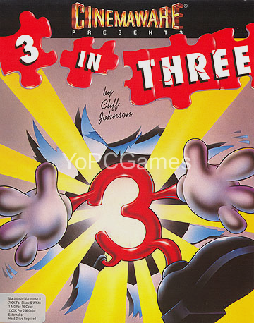3 in three poster