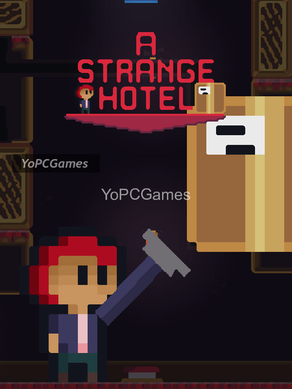 a strange hotel poster