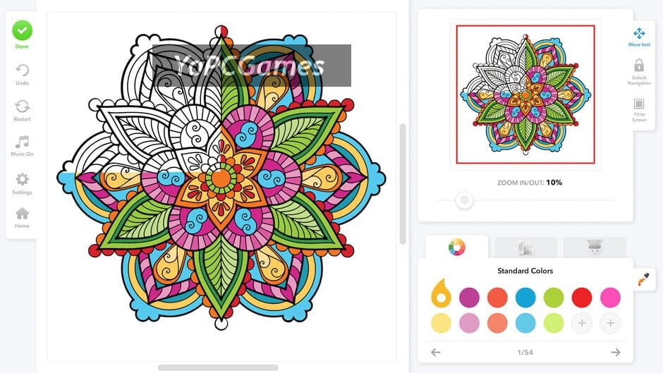 coloring book for adults screenshot 2