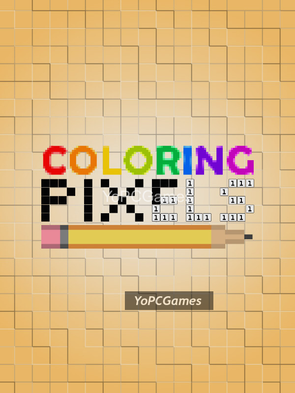 coloring pixels poster