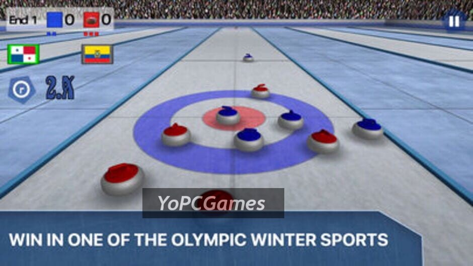 curling 3d - winter sports screenshot 1
