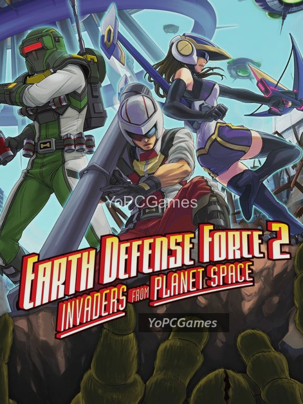 earth defense force 2: invaders from planet space poster