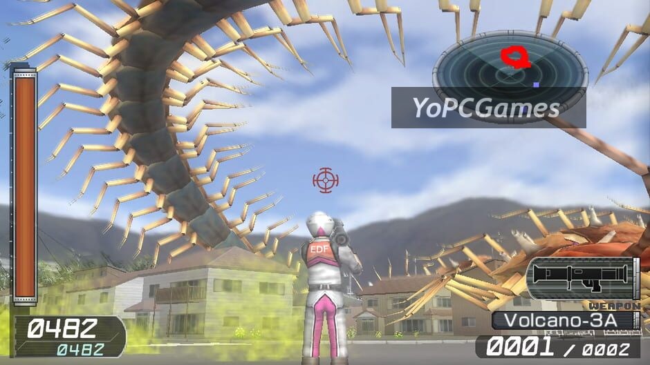 earth defense force 2: invaders from planet space screenshot 1