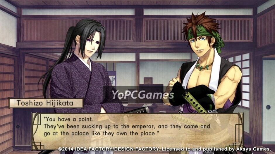 hakuoki: stories of the shinsengumi screenshot 1