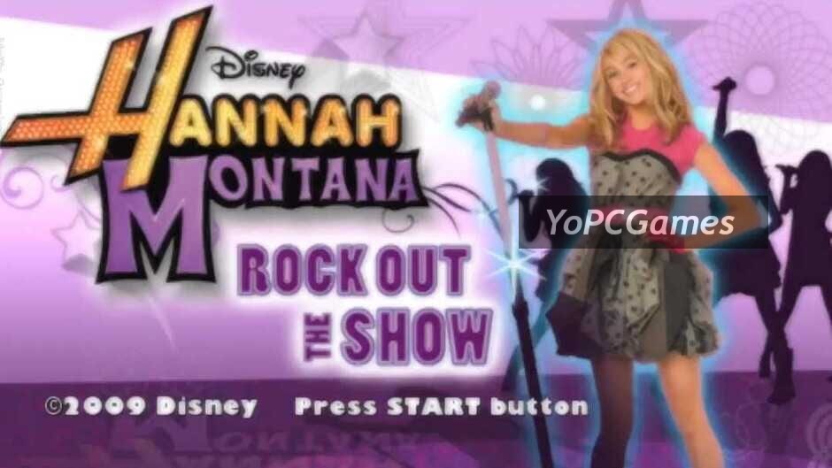 hannah montana: rock out the show screenshot 1
