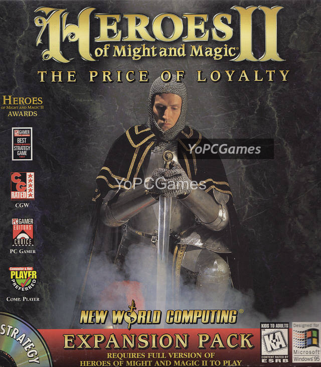 heroes of might and magic ii: the price of loyalty cover