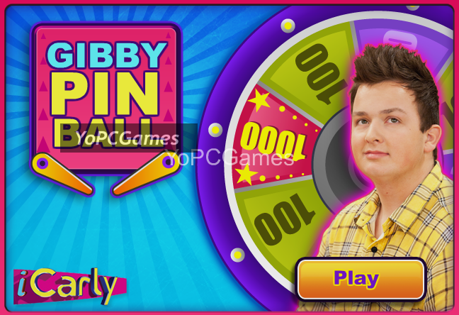 icarly: gibby pinball pc game