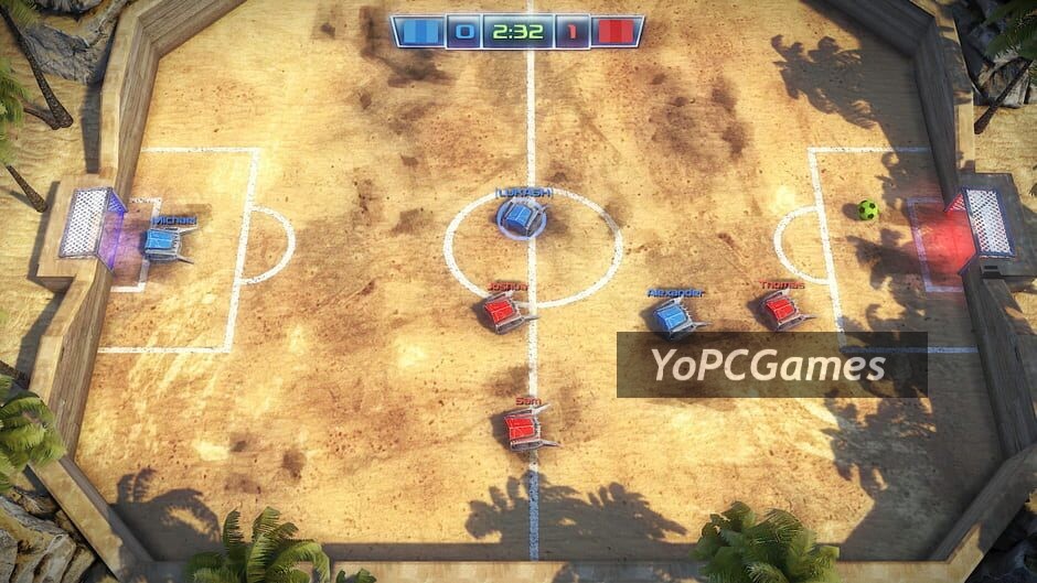 robot soccer challenge screenshot 3