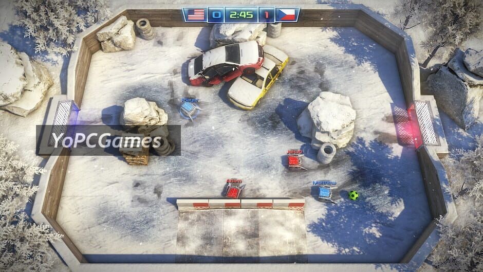 robot soccer challenge screenshot 4