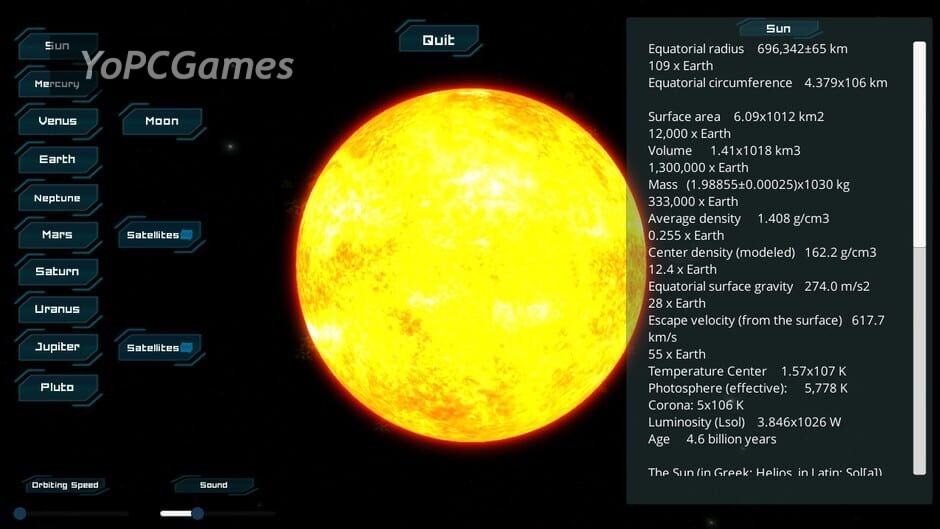 solar system screenshot 1