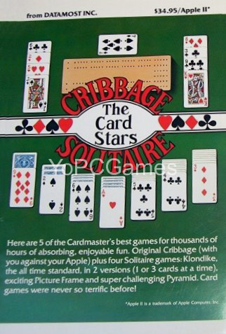 the card stars: cribbage / solitaire cover