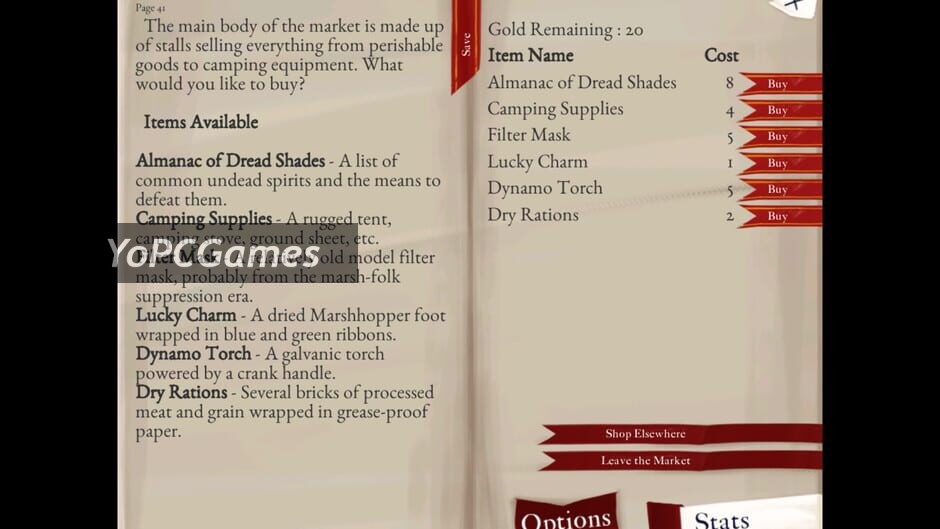 the hunters journals; vile philosophy screenshot 2