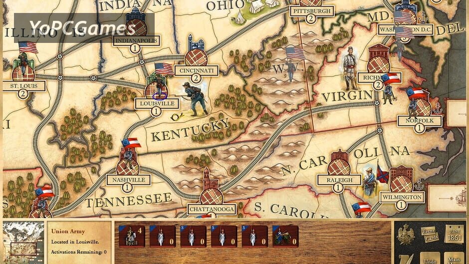 victory and glory: the american civil war screenshot 3