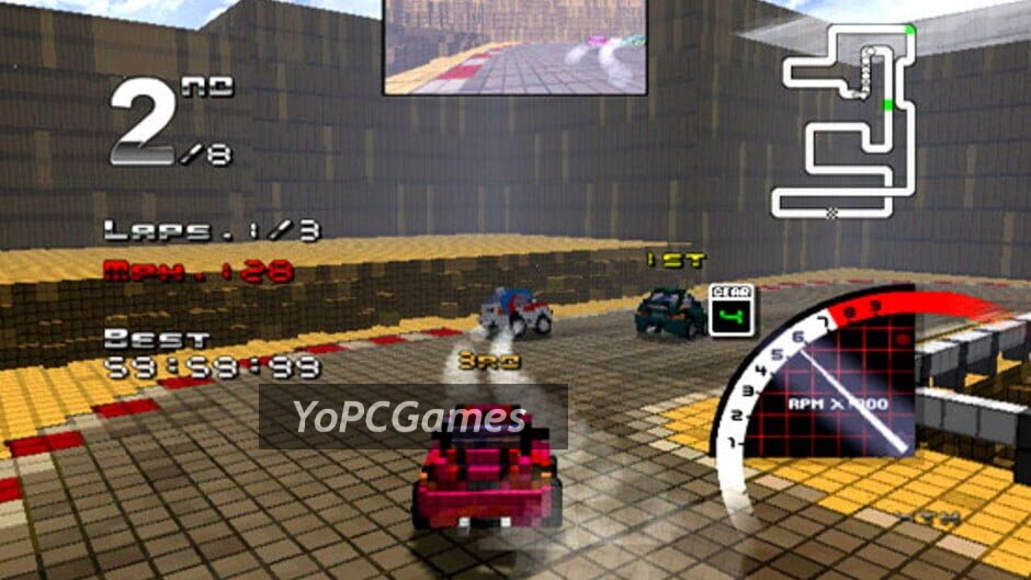 3d pixel racing screenshot 2