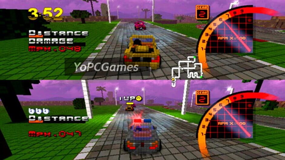 3d pixel racing screenshot 4