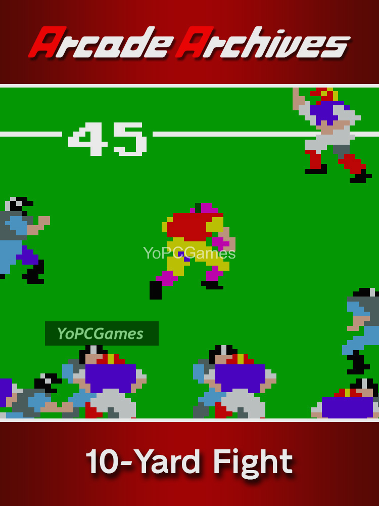 arcade archives: 10-yard fight poster