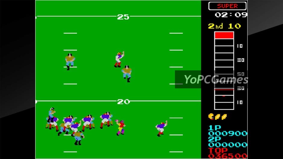 arcade archives: 10-yard fight screenshot 2