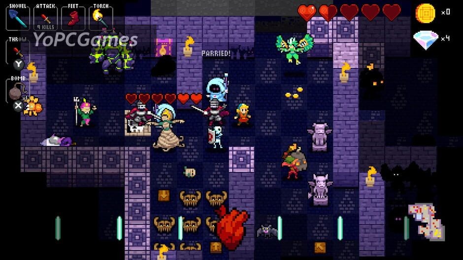 crypt of the necrodancer: nintendo switch edition screenshot 2