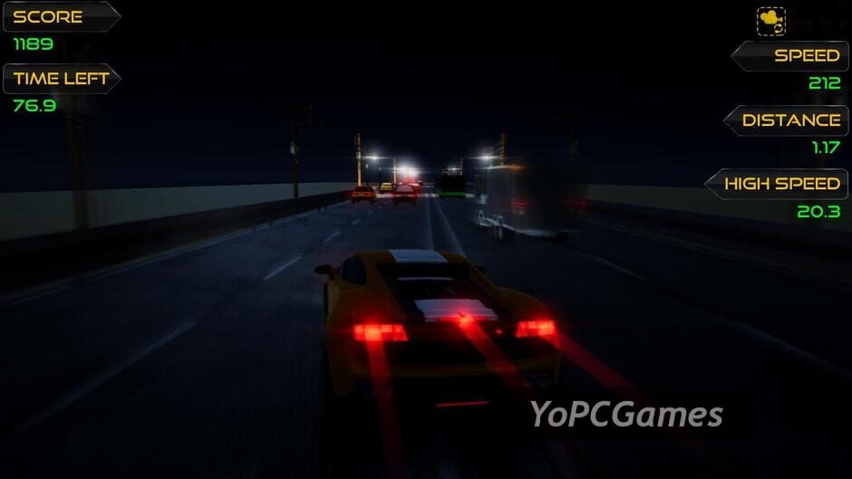 exteme racing on highway screenshot 2