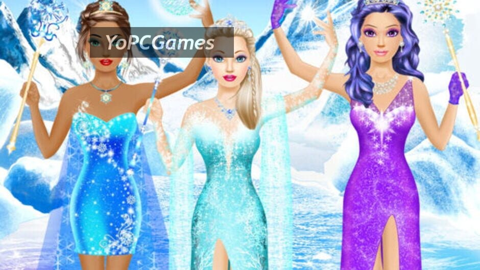 ice queen salon - girls makeup and dressup game screenshot 1